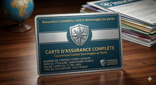 Assurance complète contre dommages ou perte
